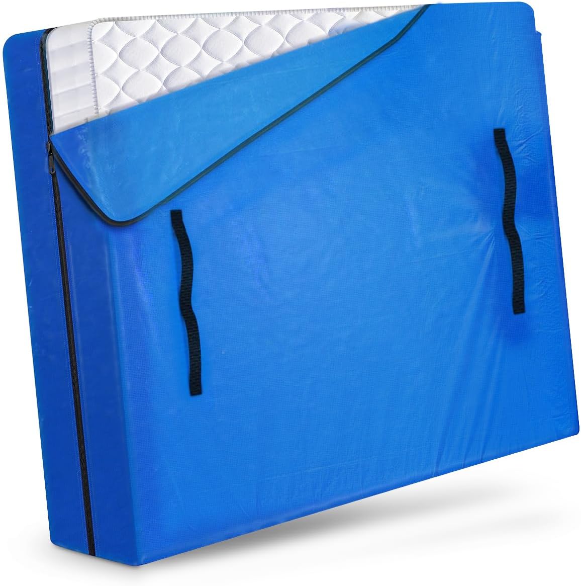 Bolsas de colchón para mudanza, funda de colchón para mudanza, con lona resistente con 8 asas, protector de colchón para mudanza, suministros de