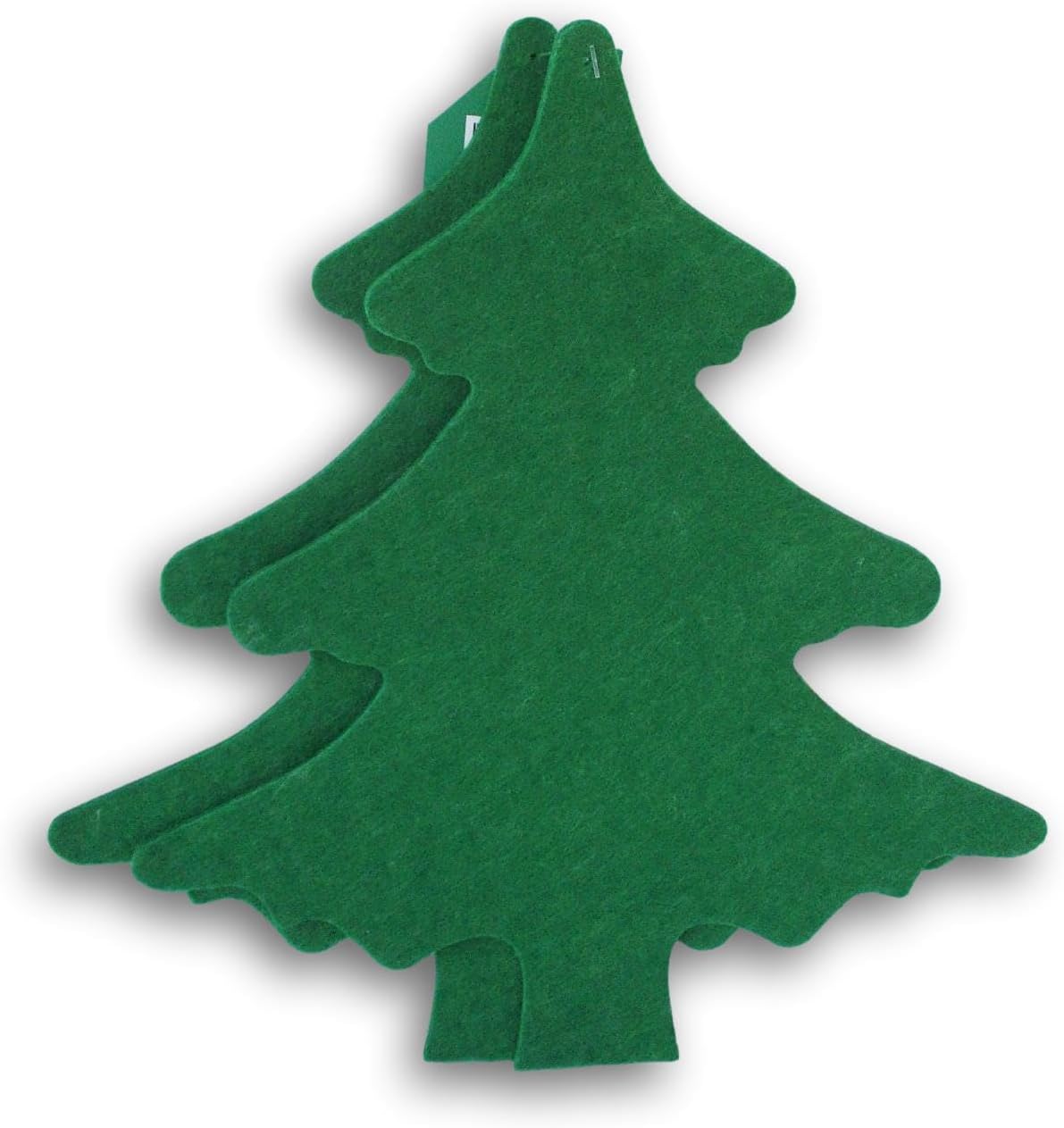 Recortes grandes para árbol de Navidad para manualidades de niños de vacaciones, formas de fieltro, 12 pulgadas, 2 unidades