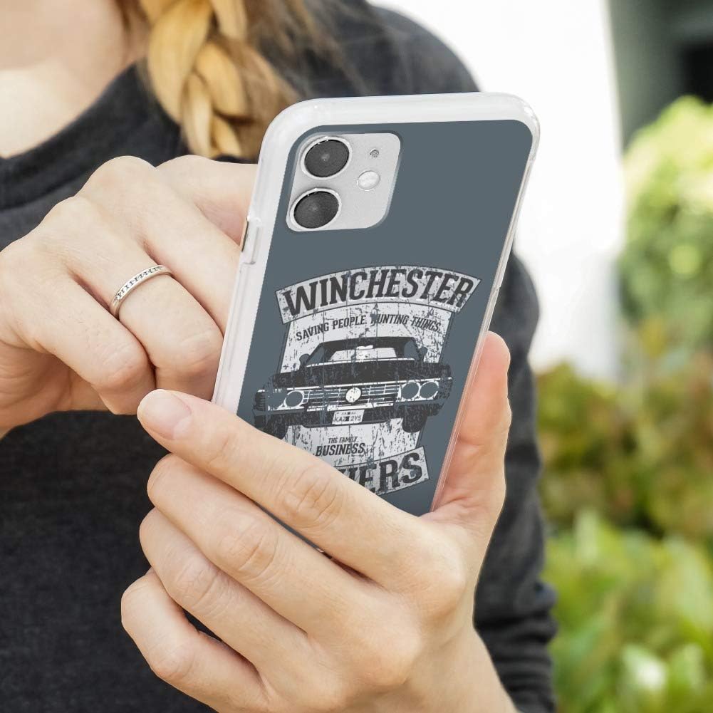 Supernatural Brother’s Impala – Funda protectora de goma híbrida para Apple iPhone 8, 8 Plus, X, 11, 11 Pro, 11 Pro Max