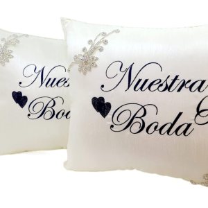 A&C Quinceañeras and More Wedding accessories Pillow set, Wedding Album Wedding Guest book Wedding Pillow Cojines de boda Our Wedding Pillows 2099 A&C Quinceañeras and More Wedding accessories Pillow set, Wedding Album Wedding Guest book Wedding Pillow Cojines de boda Our Wedding Pillows 2099