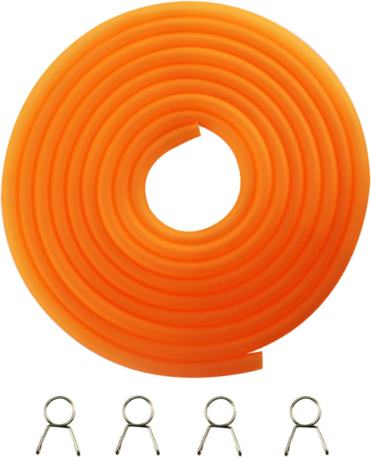 PRO BAT Tubo, carburador, línea de ventilación de combustible para ATV, motocross, Go Kart, ciclomotor, bicicleta de bolsillo (10 pies, naranja)