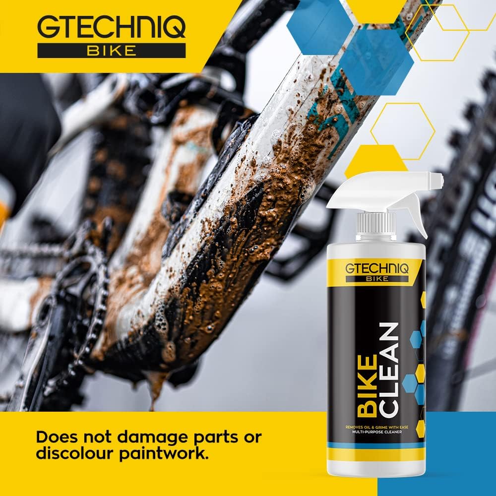 Gtechniq Paquete de limpiador de bicicletas a granel  Spray limpiador de bicicletas 1L y recambio concentrado de 16.9 fl oz  Spray en aerosol,