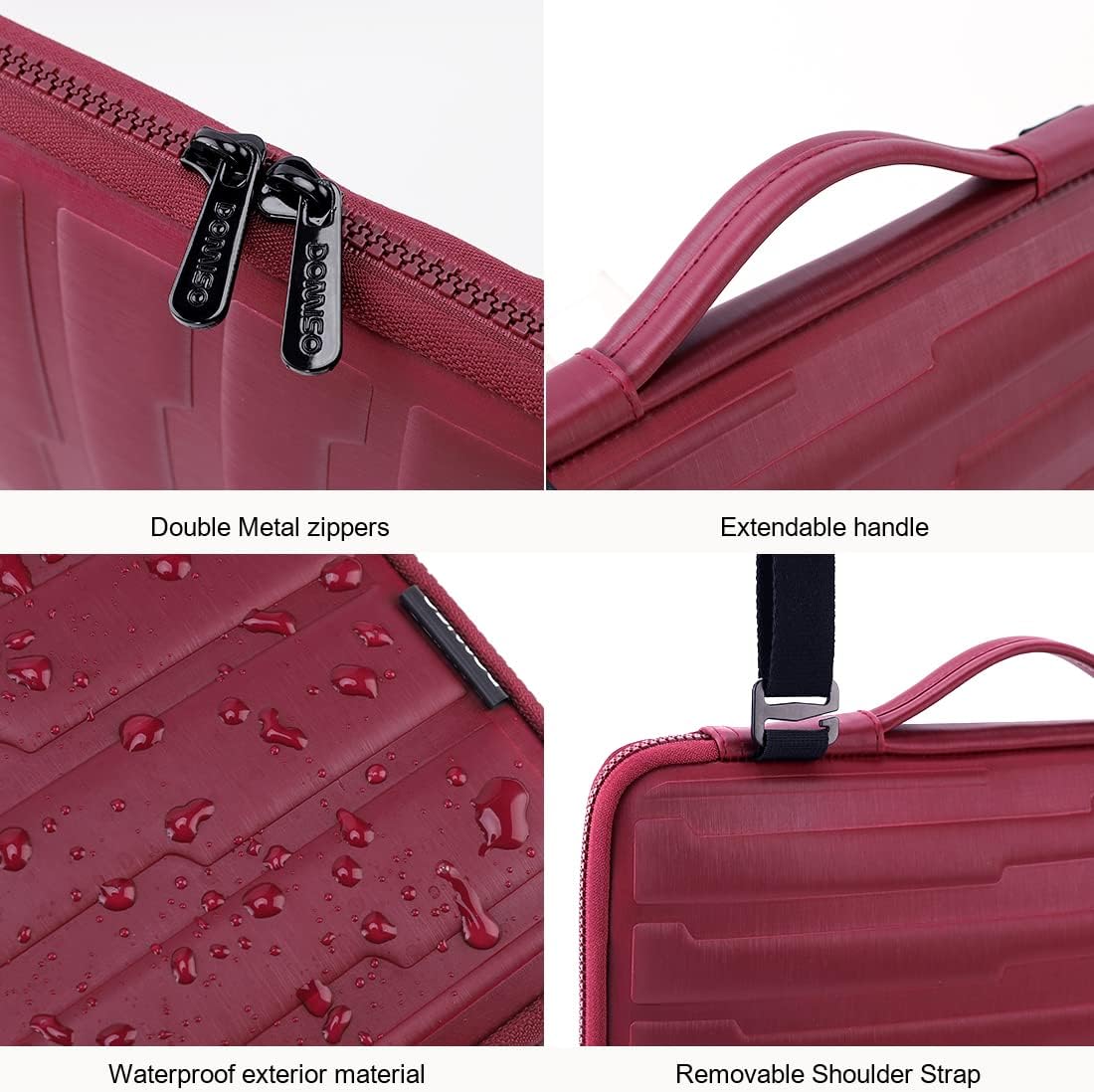 DOMISO Funda protectora para portátil de 17,3 pulgadas, resistente a los golpes, para portátil de 17,3 pulgadas, MSIHP PavilionLenovo