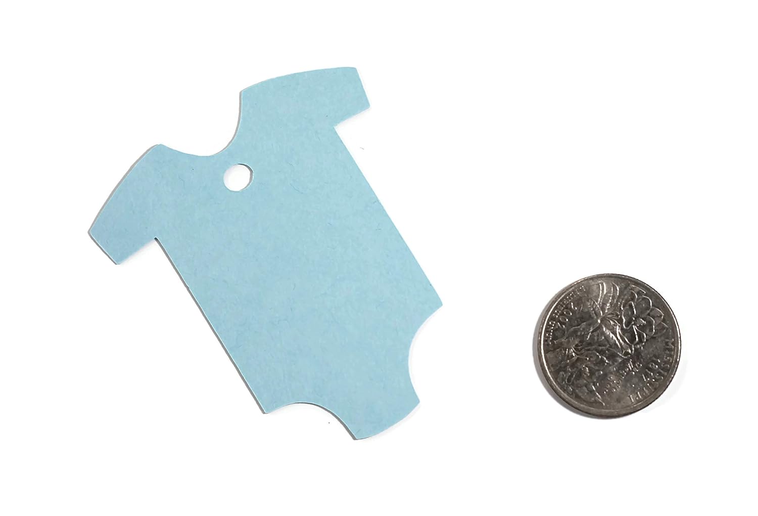 Personalized Baby Shower Tags in One Piece Shape – Thanks for Popping By – 15pc (Blue)