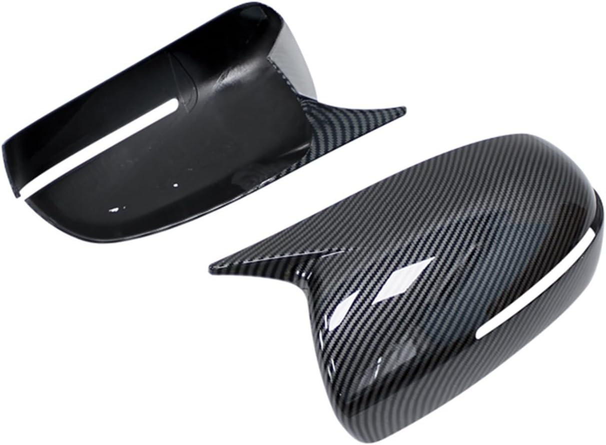 Para Kia Forte K3 Cerato 2010-2018 ABS de fibra de carbono de la carrocería del coche de la puerta lateral del espejo retrovisor cubierta adhesivo