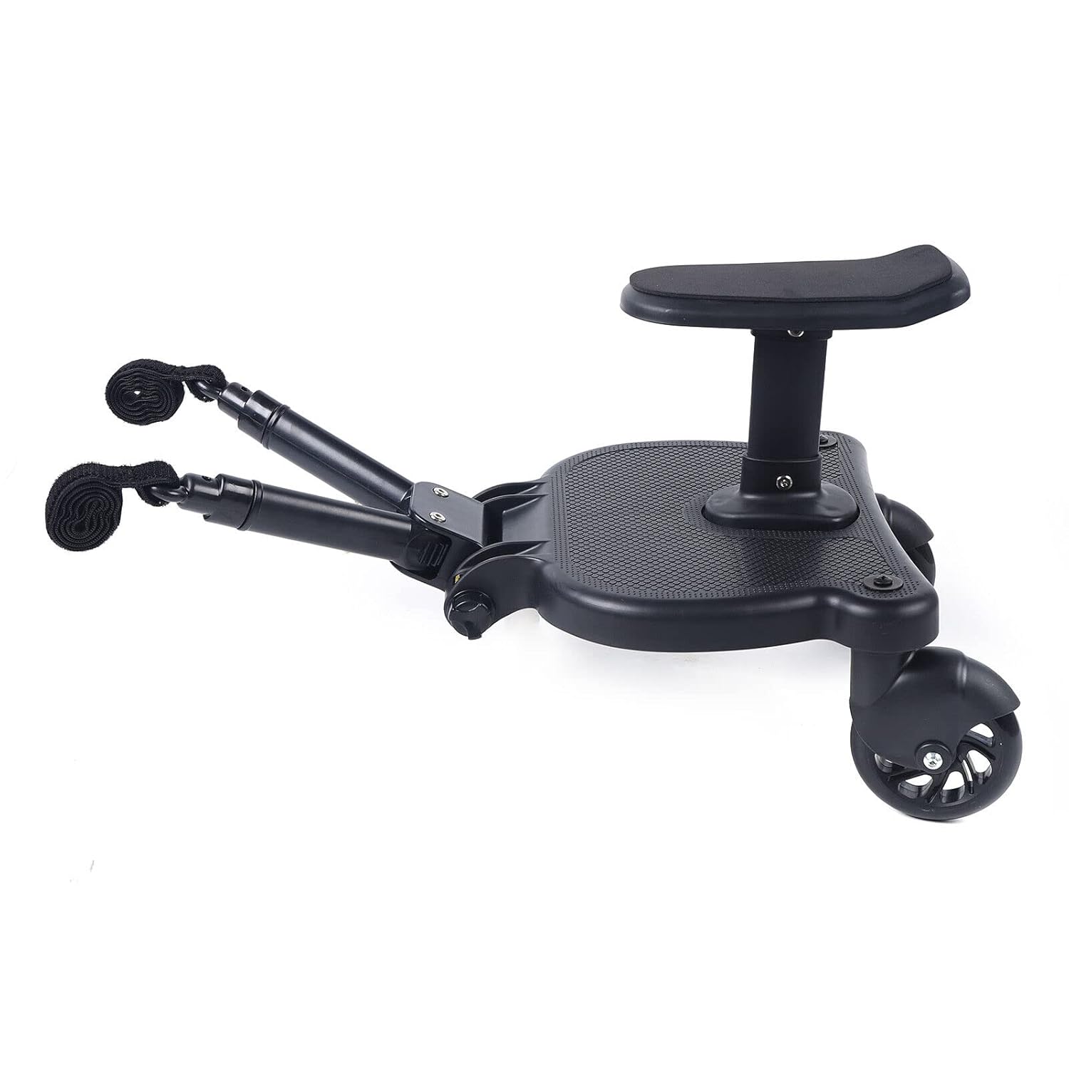 Tabla de cochecito 2 en 1 con accesorio de asiento – Conectores de cochecito para niños grandes – Versátil y práctica tabla de pie para cochecito –