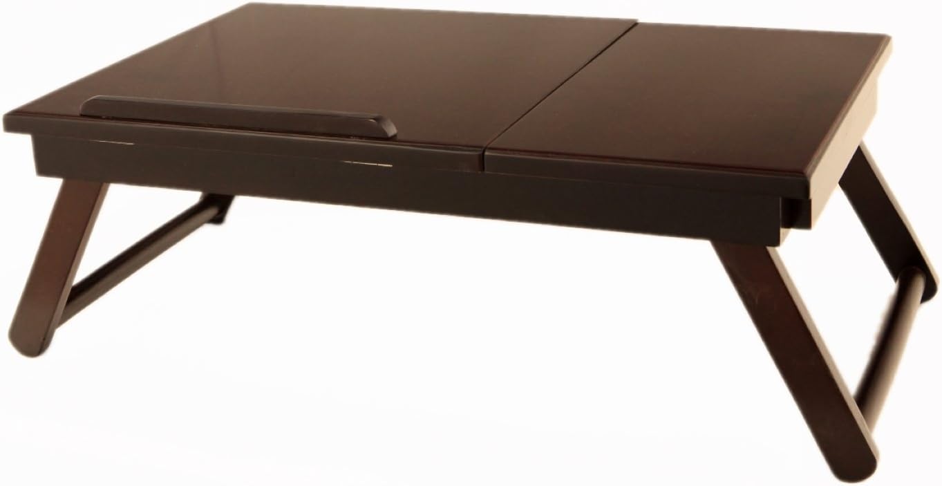 Frenchi Furniture Escritorio de regazo, cereza oscura