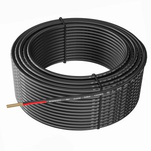 Cable eléctrico de 2 conductores de 14 awg, cable de PVC trenzado de 100 pies, cable de cobre sin oxígeno para cable LED flexible de bajo voltaje, Cable eléctrico de 2 conductores de 14 awg, cable de PVC trenzado de 100 pies, cable de cobre sin oxígeno para cable LED flexible de bajo voltaje,