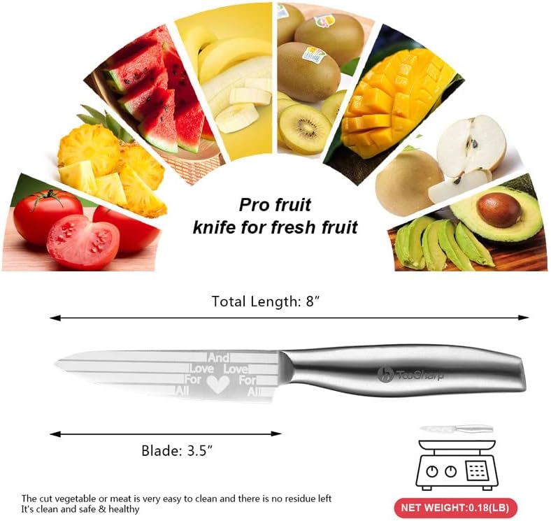 Cuchillo de pelar para frutas, innovador mango antiadherente, ligero y conveniente, fácil de controlar para cocina, restaurante, viajes, mango de