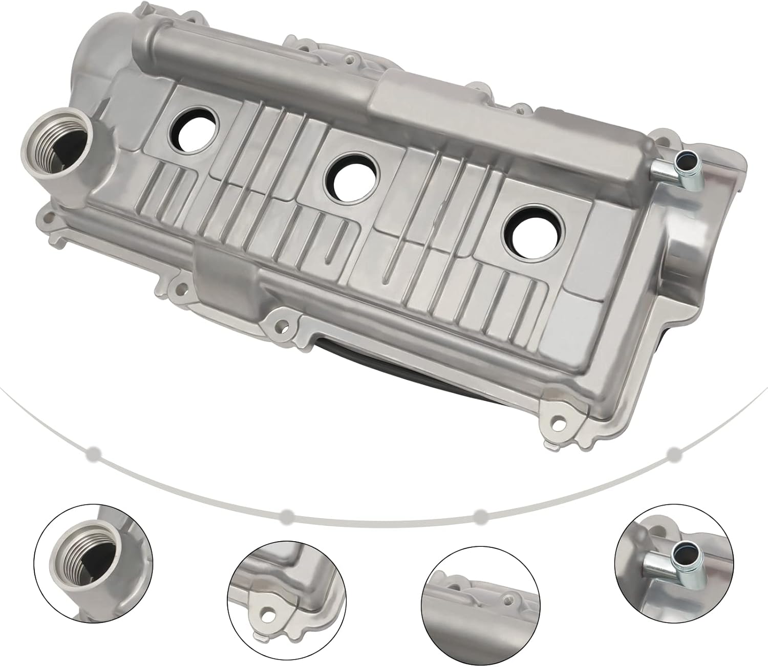 Tapa de válvula de motor izquierda para 4Runner T100 Tacoma Tundra 3.4L Gasolina, 11202-62050