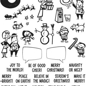 Stampers Anonymous – Tim Holtz – Juego de sellos de goma montados – Dibujos animados de Navidad CMS473 Invierno 2023 Stampers Anonymous – Tim Holtz – Juego de sellos de goma montados – Dibujos animados de Navidad CMS473 Invierno 2023