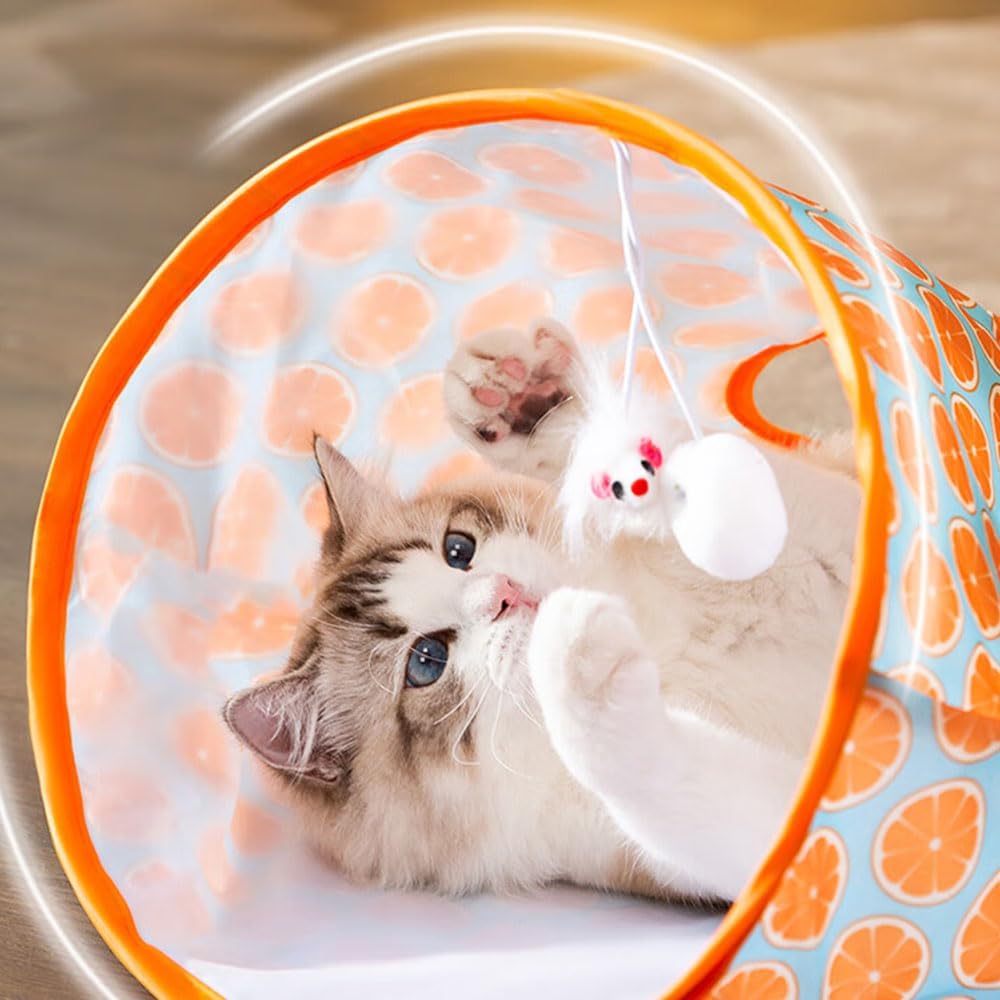 Bolsas de túnel para gatos de interior, juguete de túnel de juego para gatos 2024, bolsa de taladro interactiva plegable para gatos, juguete para