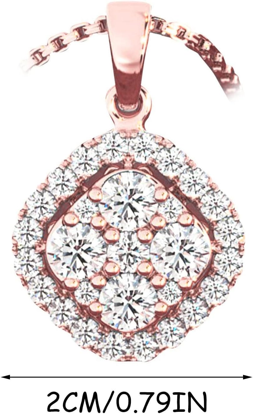 Juego completo de 3 piezas de joyas de diamantes para mujer, collares de circón de lujo, aretes, anillos, joyería de moda, regalos para damas,
