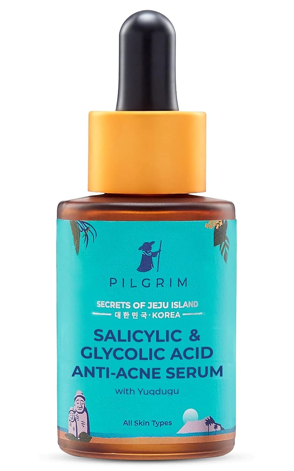 Ácido salicílico coreano 1% + ácido glicólico 3% suero antiacné para piel grasa y propensa al acné  Todo tipo de piel  Cuidado de la piel coreano