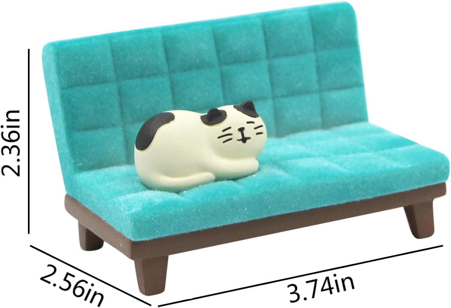Soporte de escritorio para teléfono celular, sofá rosa con lindo gato gatito para oficina, manos libres, ornamento para el hogar