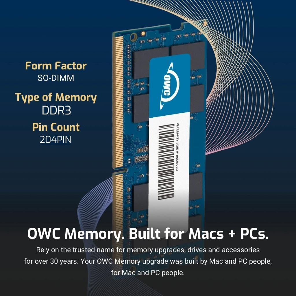 OWC 8GB DDR3L 1866 PC3L-14900 CL13 2Rx8 204-pin 1.35V SODIMM módulo de memoria RAM Actualización compatible con Synology DiskStation DS218+