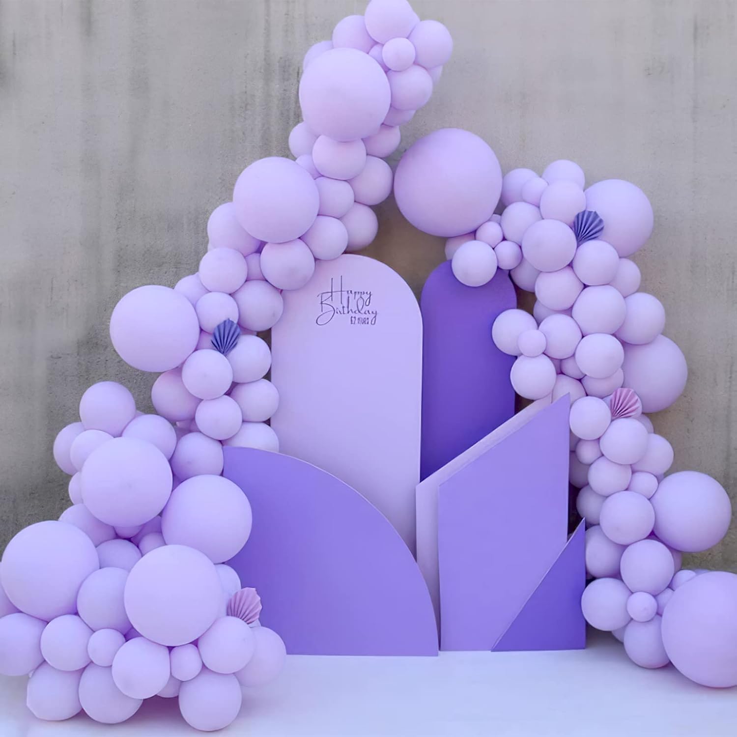 Kit de guirnalda de globos de doble relleno, 70 globos de látex de 10 pulgadas para baby shower, boda, princesa, decoración de fiesta de cumpleaños