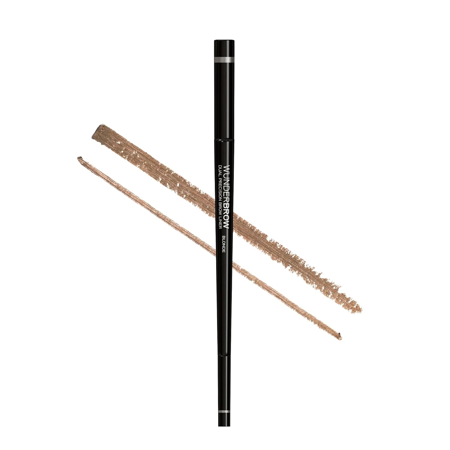 WUNDER2 – Lápiz delineador de cejas de doble precisión con punta en ángulo y punta ultra fina, doble precisión para cejas maquillaje de cejas, color