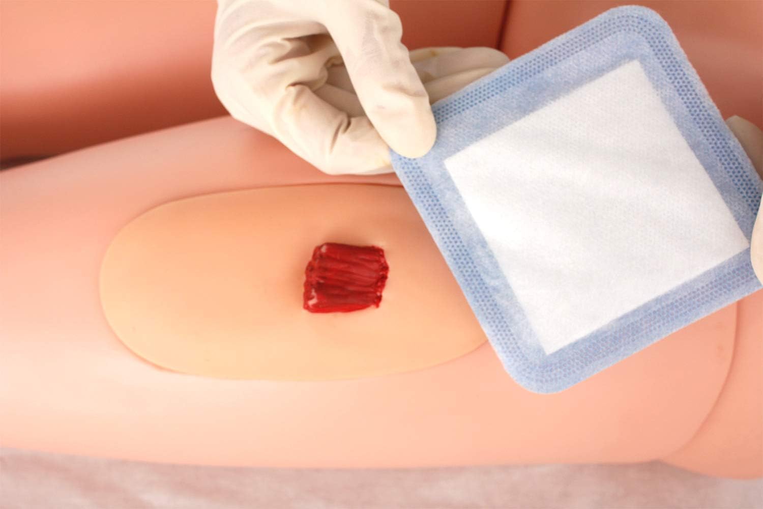 Dimora Apósito súper absorbente para heridas y toallita húmeda salina sin perfume