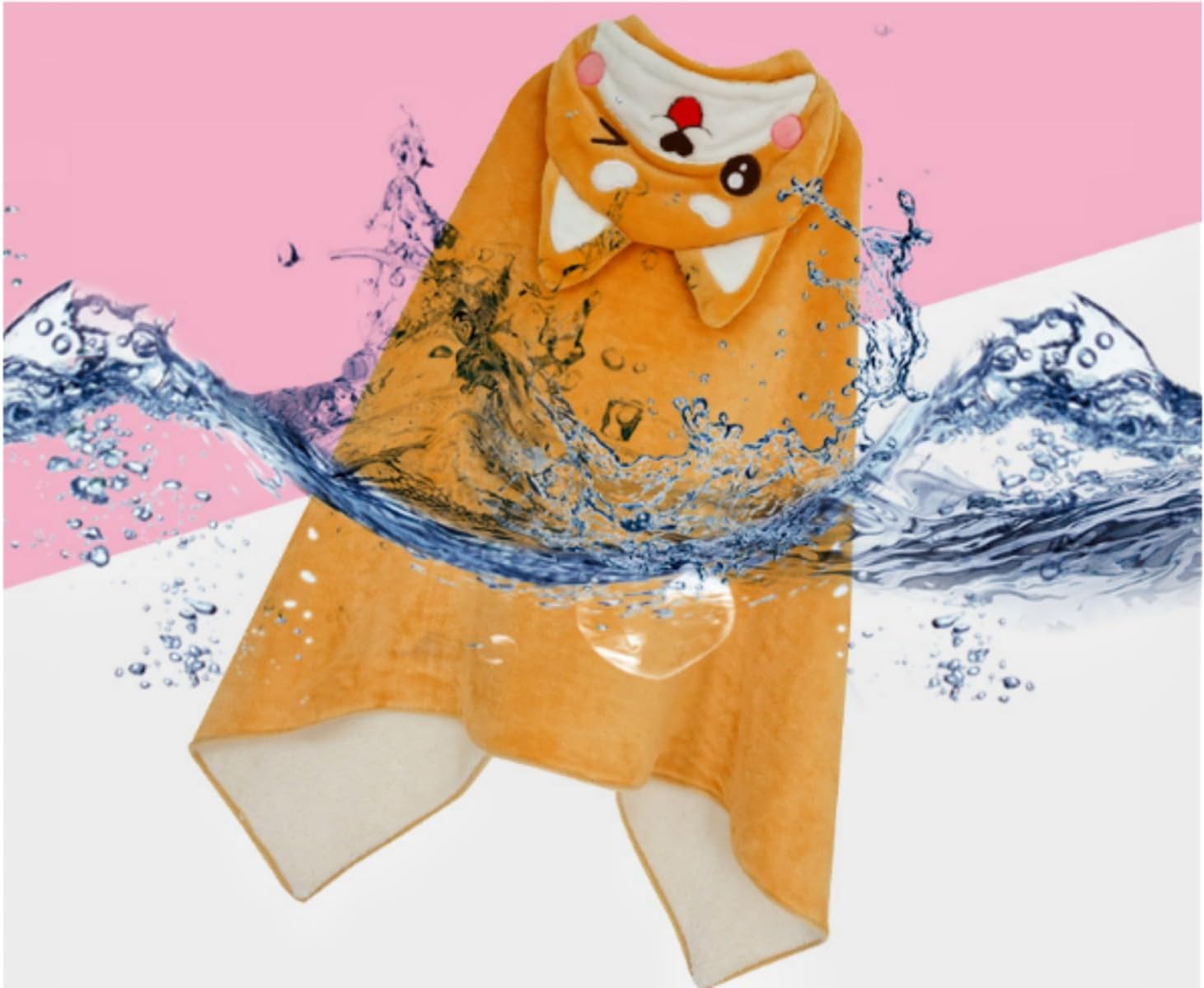 Nueva capa con capucha de franela suave Shiba Inu felpa con capucha linda manta para dormir la siesta