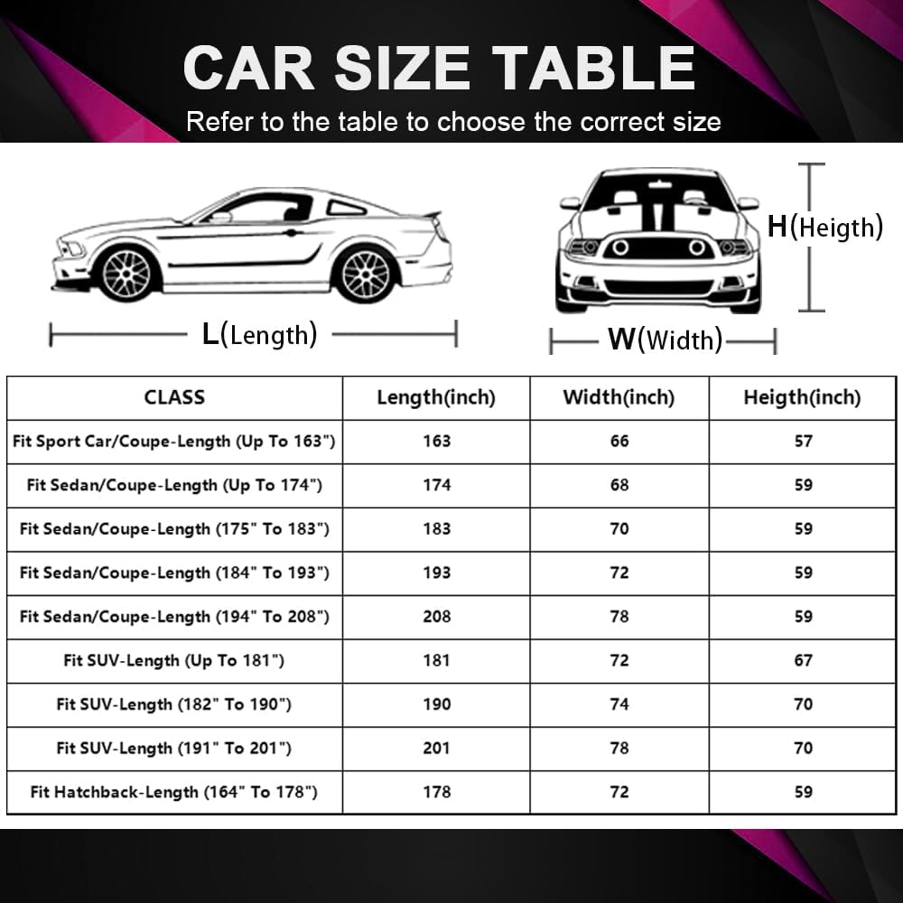 Funda impermeable para automóvil Coupe Sport Sedan para todo tipo de clima, adecuada para Porsche Boxster, Toyota 86Supra, Nissan 370Z350Z, Audi A3,