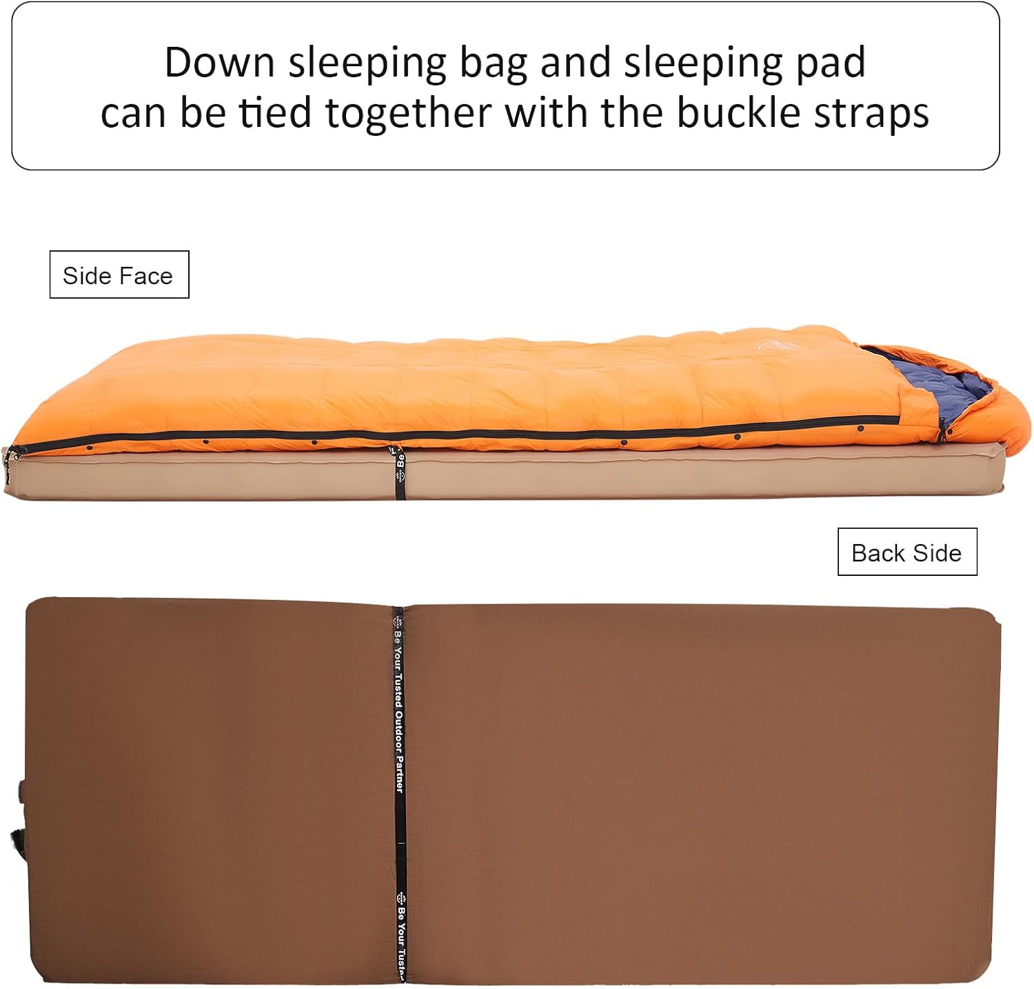 Saco de dormir de plumón de pato de 15F y 10F para adultos, potencia de relleno de 650, ultraligero para 4 estaciones, saco de dormir rectangular