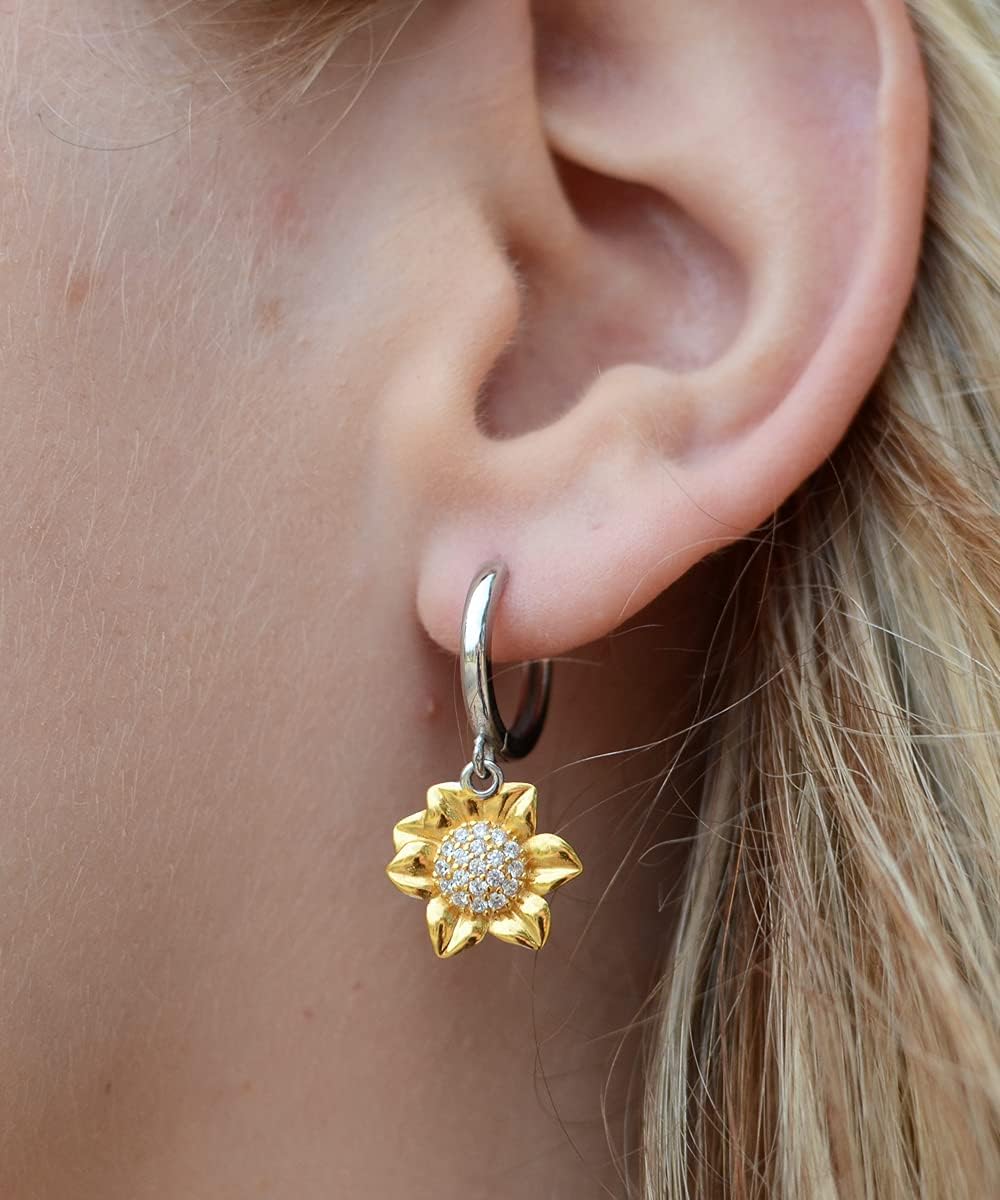 When it Comes to Love, Nothing can Ever Bring us Apart Because we are one in,! Wife Sunflower Earrings, Funny Wife, Jewelry for Wife