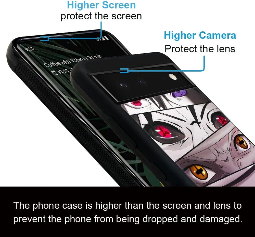 CARLOCA Funda compatible con Google Pixel 7, diseño de dibujos animados de 15 patrones, a prueba de golpes, plexiglás resistente a los arañazos,