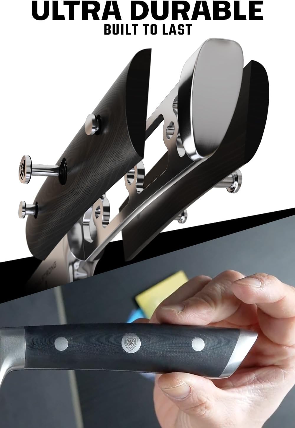 Dalstrong Cuchillo deshuesador  Hoja flexible de 8 pulgadas  Gladiator Series Elite  Cuchillo de cocina alemán forjado de acero de alto carbono