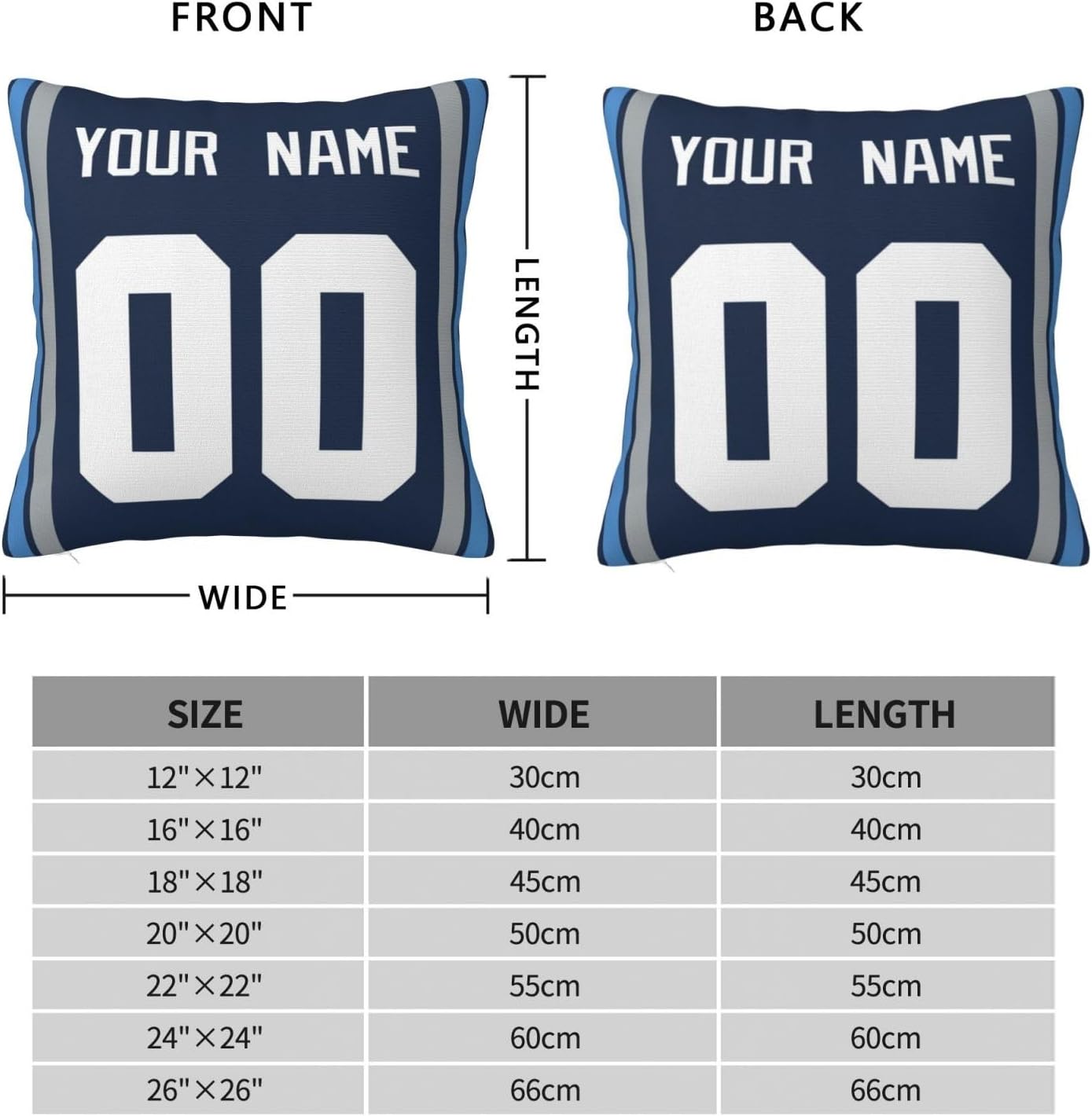 Funda de almohada personalizada con nombre y número, funda de almohada personalizada para la familia, funda de almohada de regalo para sofá, cama,