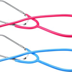 2 piezas de juguete de estetoscopio para niños, estetoscopio de trabajo de enfermería para niños, juego de rol, lindo doctor accesorios de juego de 2 piezas de juguete de estetoscopio para niños, estetoscopio de trabajo de enfermería para niños, juego de rol, lindo doctor accesorios de juego de