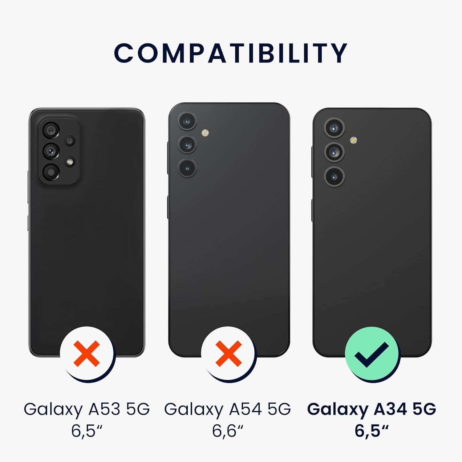 kwmobile Funda compatible con Samsung Galaxy A34 5G – Funda delgada de silicona TPU – Acabado suave al tacto – Chocolate