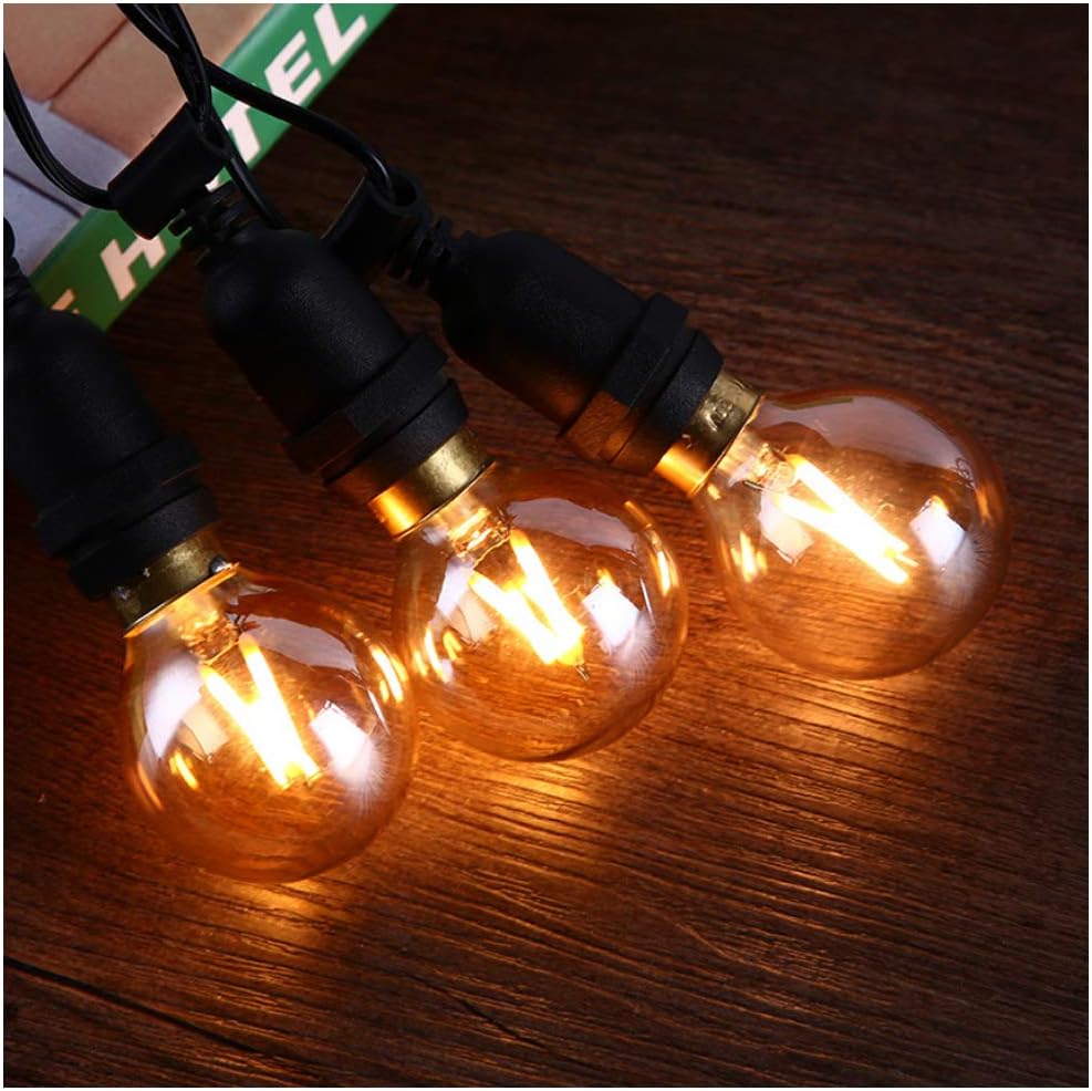 MaoTopCom Bombillas LED E14 Vintage Edison de 1 W, no regulables, base europea de 2200 K, blanco cálido de 10 W, repuesto de filamento equivalente a