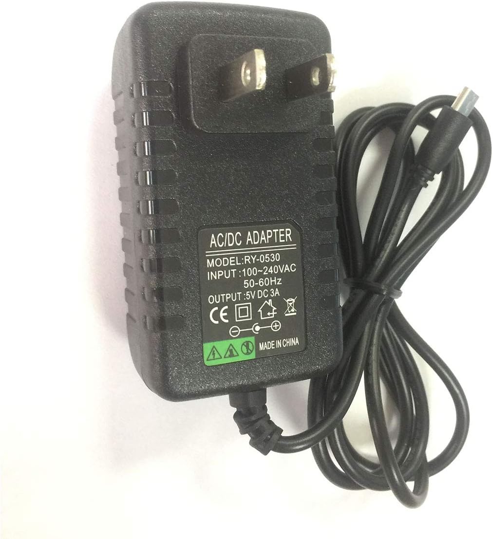 EZ-FIT Fuente de alimentación Raspberry Pi 5V 3A Raspberry Pi 2, Pi 3, Pi 3 B+Fuente de alimentaciónadaptador Micro USB Plug Charger