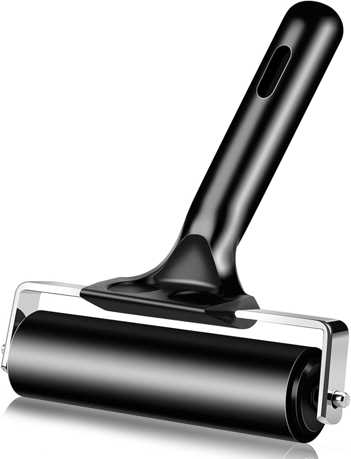 Lydia’s Deal Rodillos de goma para impresión, rodillo de tinta para manualidades, impresión, entintado y estampado (4 pulgadas, negro)