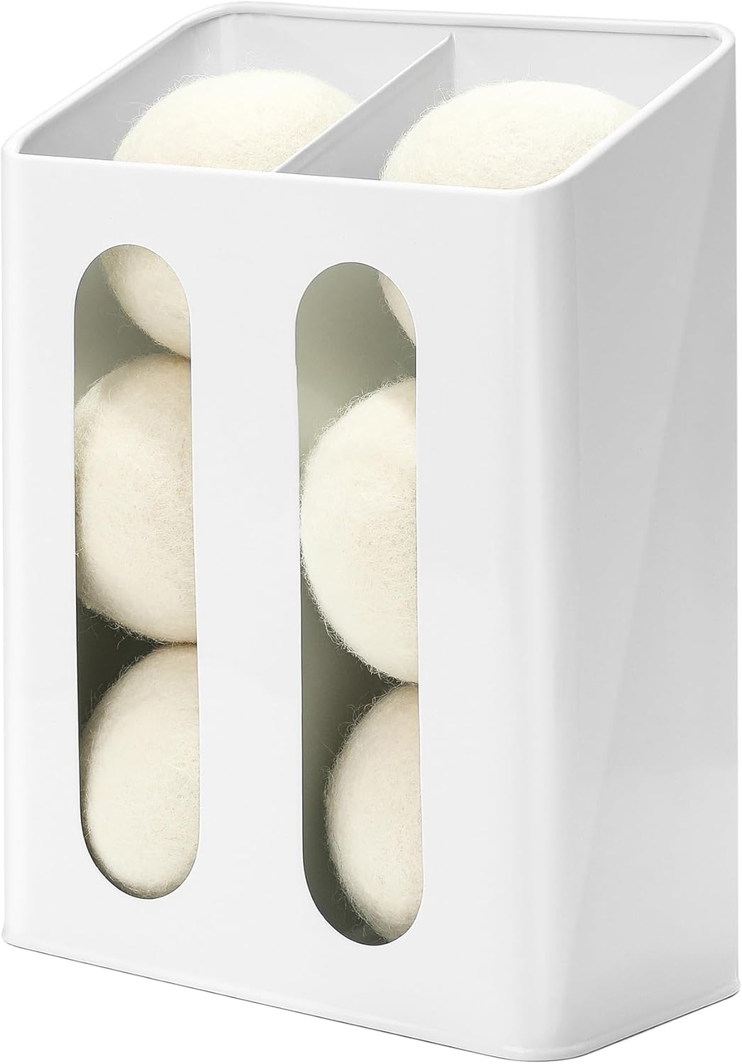 SSTATES – Soporte magnético de bolas para secadora para organización y almacenamiento de lavandería, moderno cubo de pelusa para decoración de