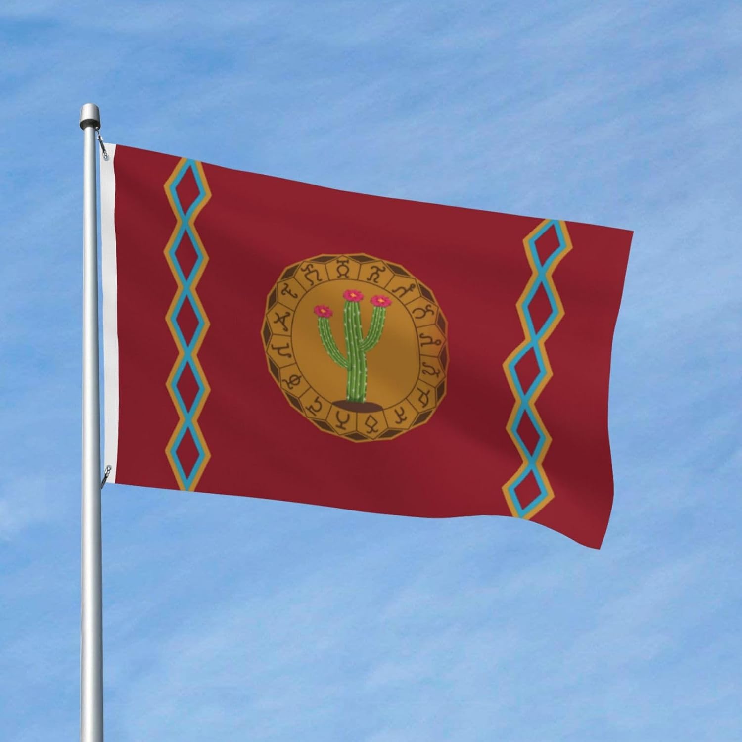 Panteera Wayuu Flag 3×5 Ft Double-Sided Outdoor Decoration Banner Durable Home Yard Flags Polyester Welcome Flag