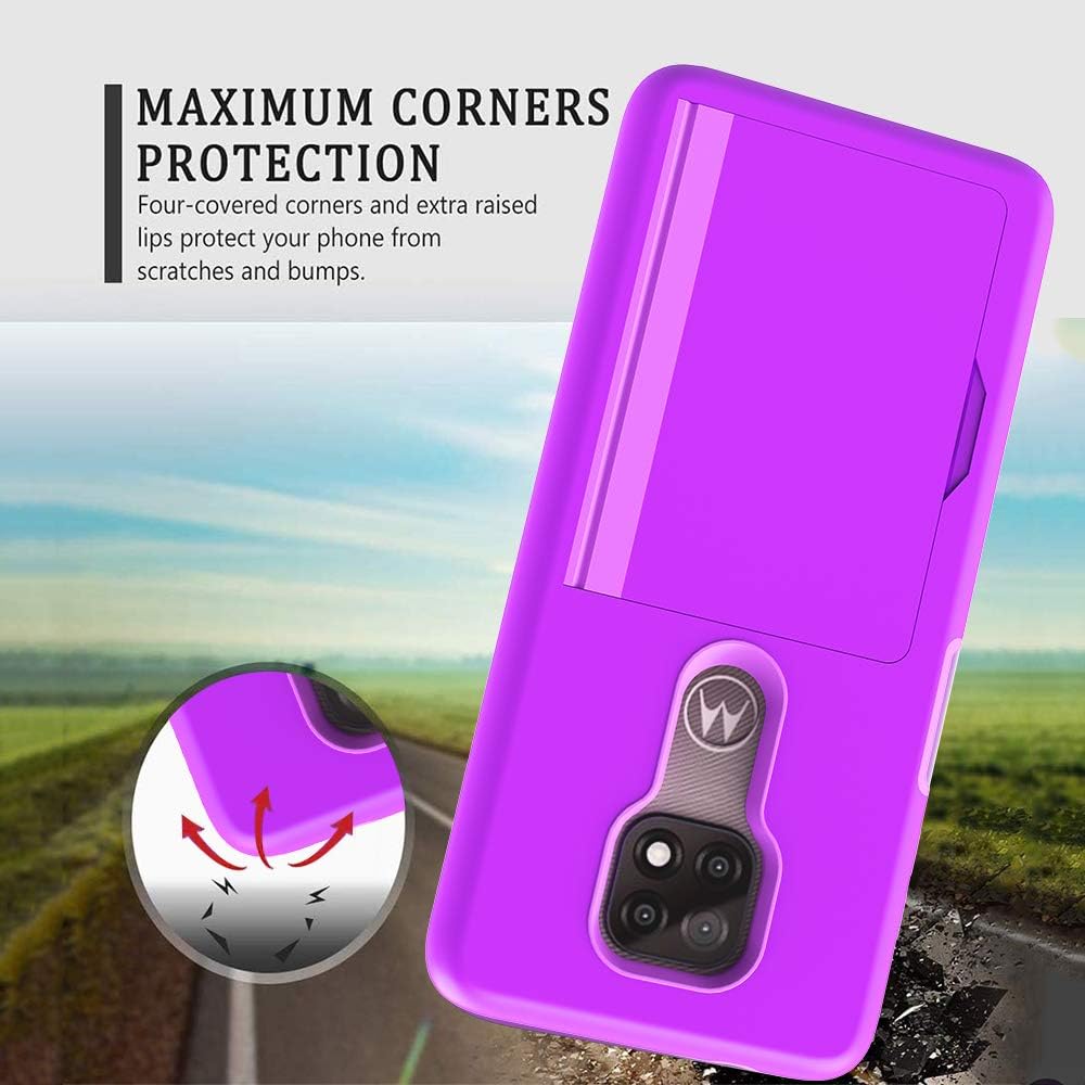 Moto G Power 2021 Edition – Funda protectora híbrida de silicona para Motorola Moto G Power 2021 Edition – Gris