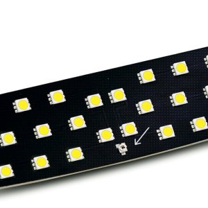 Hoja de luz LED súper brillante de 6000 K, luz blanca pura, brillo de las luces se puede ajustar, se adapta a la luz trasera interior del automóvil Hoja de luz LED súper brillante de 6000 K, luz blanca pura, brillo de las luces se puede ajustar, se adapta a la luz trasera interior del automóvil