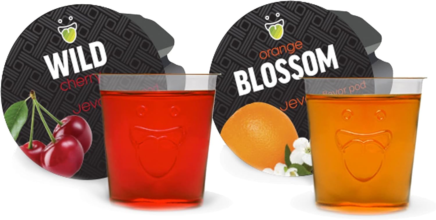 JEVO Paquete de fiesta de chupitos incluye 1 bandeja reutilizable de 20 chupitos, 1 taza medidora, 40 vasos de chupito y gelatina para 40 tomas,