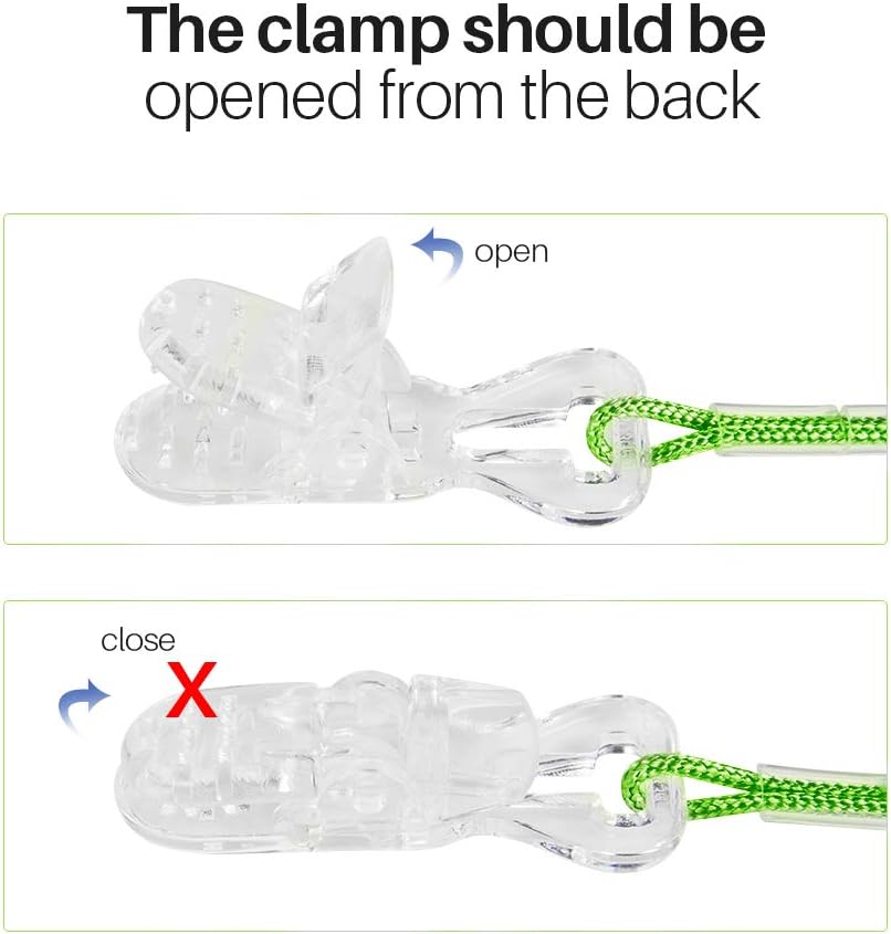 Clip para audífonos – Protector de cordón para audífonos antipérdida BTE Clip Holder para adultos mayores (verde)