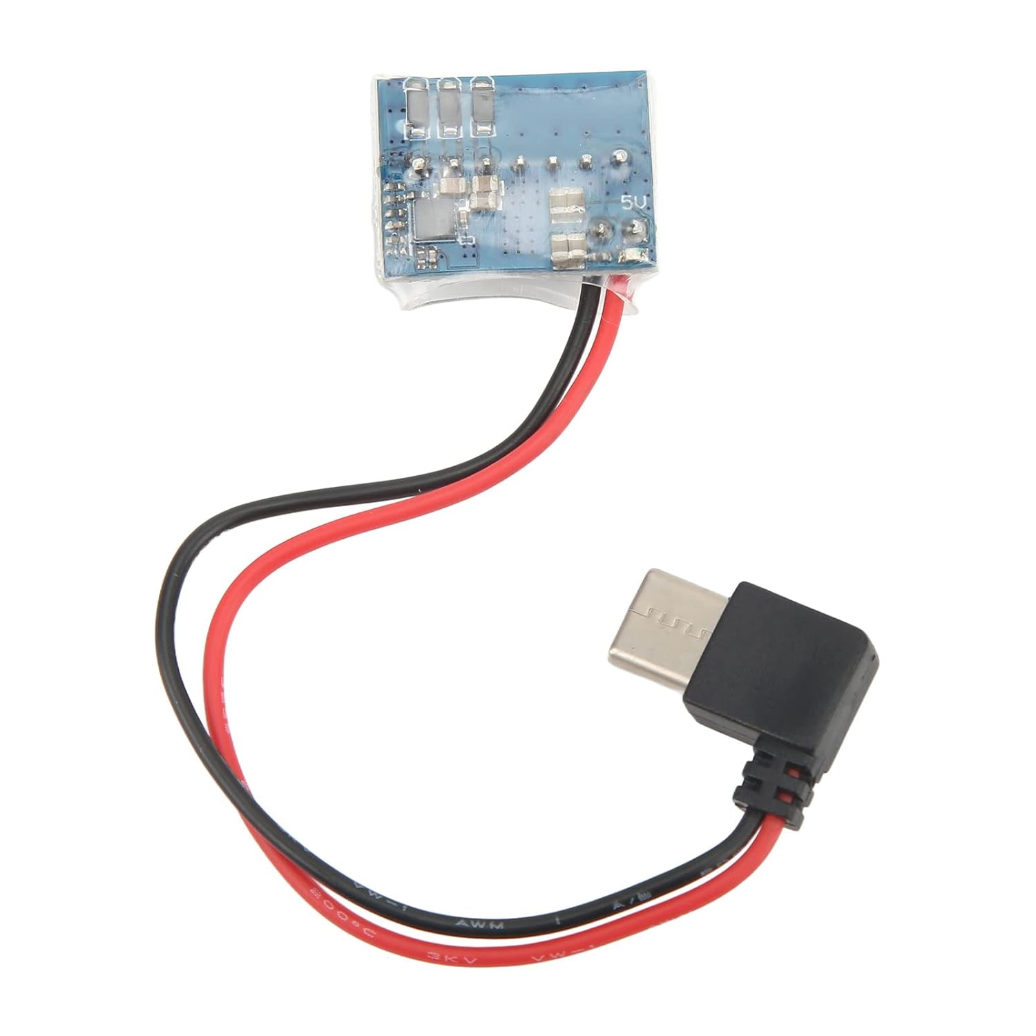 FPV Drone – Cable de carga para cámara tipo C a 5 V, actualizado a 90 grados para enchufe equilibrado, cable de alimentación duradero y seguro para