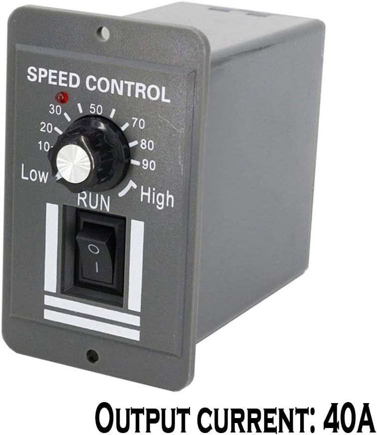 Controlador de motor de CC X0540 40A 12V24V36V48V Control de velocidad del motor PWM Interruptor de velocidad variable