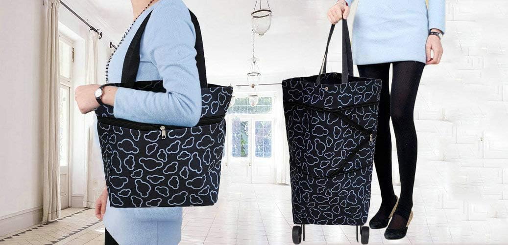 Bolsa de compras plegable, bolsas de carrito reutilizables, bolsas de comestibles, bolsa de compras para compras, hogar, cocina, supermercado,