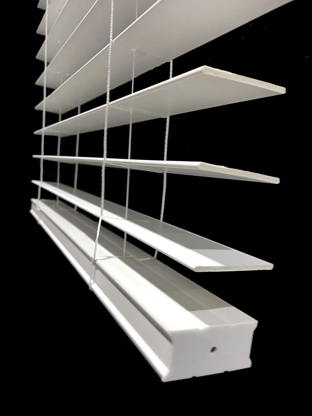 US Window and Floor – Persiana sin cuerda para montaje interior de 2 pulgadas