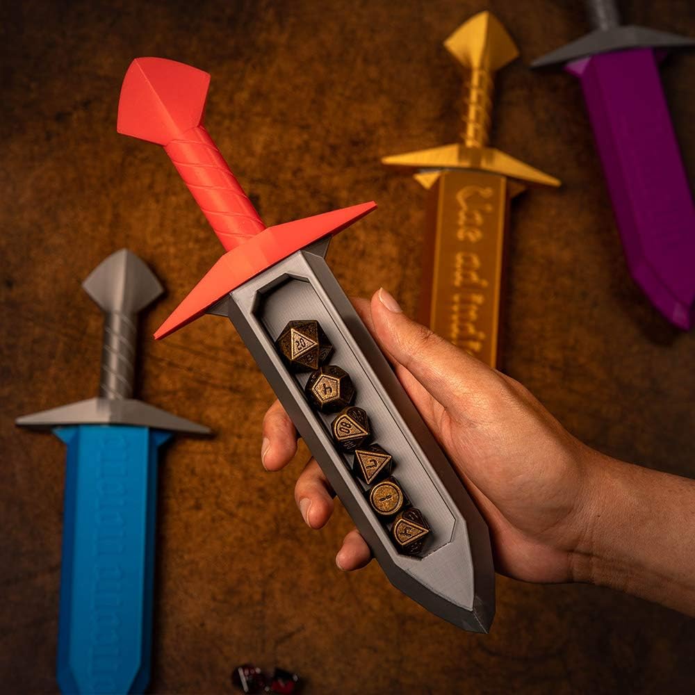 Soporte para dados de daga de diseño personalizado para almacenamiento de dados, juego de rol personalizado  DND RPG D&D Dungeons and Dragons GiftQ