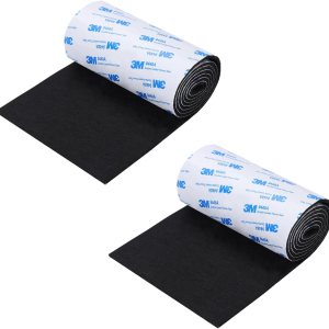Almohadillas de fieltro para muebles, tiras de fieltro autoadhesivas antideslizantes para cortar, rollo de tira de fieltro negro resistente para Almohadillas de fieltro para muebles, tiras de fieltro autoadhesivas antideslizantes para cortar, rollo de tira de fieltro negro resistente para