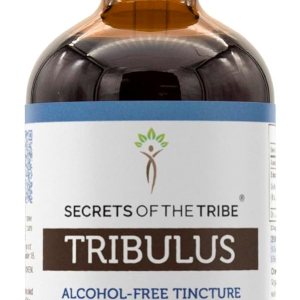 Secrets of the Tribe Tribulus Tintura Extracto sin alcohol, gotas de hierbas de alta potencia, tintura hecha de cola de pavo silvestre (Trametes Secrets of the Tribe Tribulus Tintura Extracto sin alcohol, gotas de hierbas de alta potencia, tintura hecha de cola de pavo silvestre (Trametes