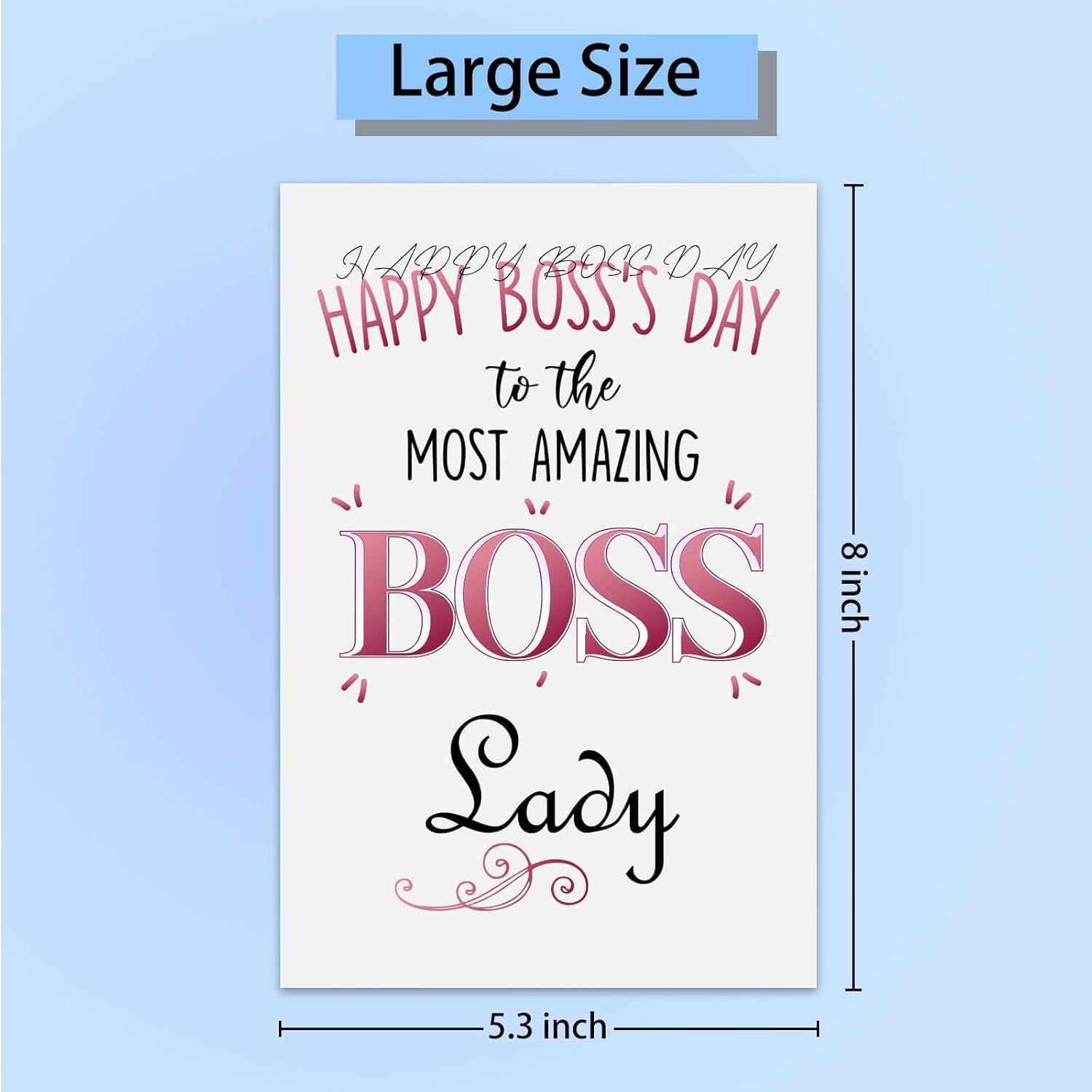 Regalos de agradecimiento para empleados, regalos para el mejor jefe para mujeres, tarjeta del día del jefe, regalos del día del jefe para mujeres,