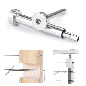 Patente Muzata – Juego de 40 pares de barandillas invisibles para cables de 18 pulgadas, tensor y terminal oculto de acero inoxidable T316 para Patente Muzata – Juego de 40 pares de barandillas invisibles para cables de 18 pulgadas, tensor y terminal oculto de acero inoxidable T316 para